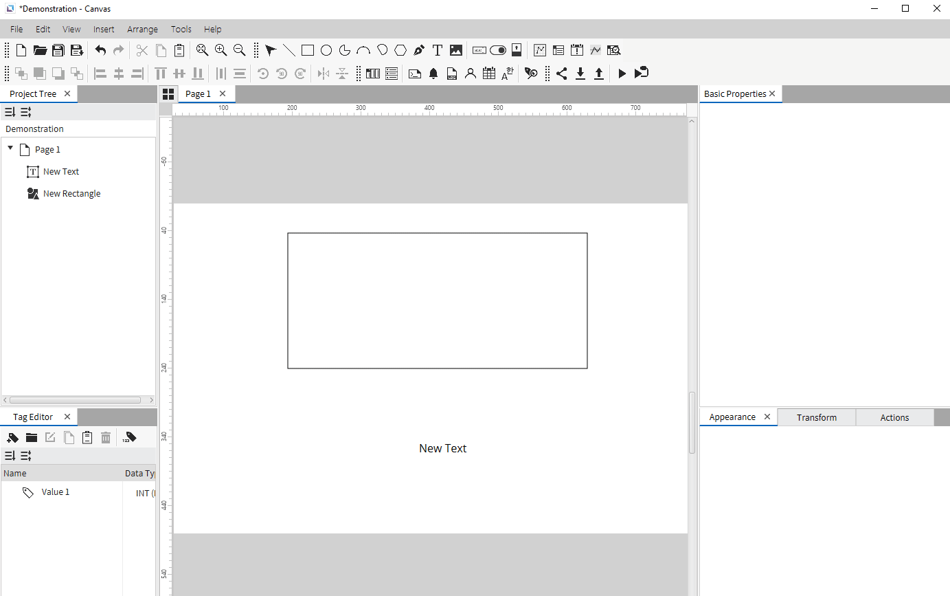 Gif that explains how to bind tags